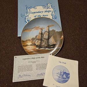 1981 Royal Cornwall "The Pride" Collector Plate by Artist D'Estrehan